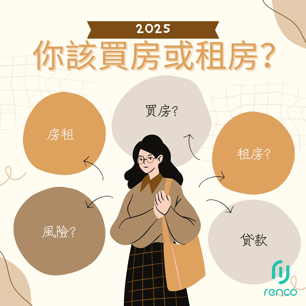 買房VS租房大對決！2025年你的選擇會決定10年後的人生！